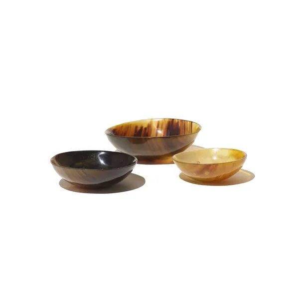Raven + Lily Upcycled Horn Nesting Bowls